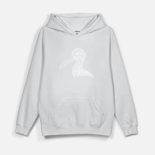 Stork  Beyaz Baskı  - Hoodie