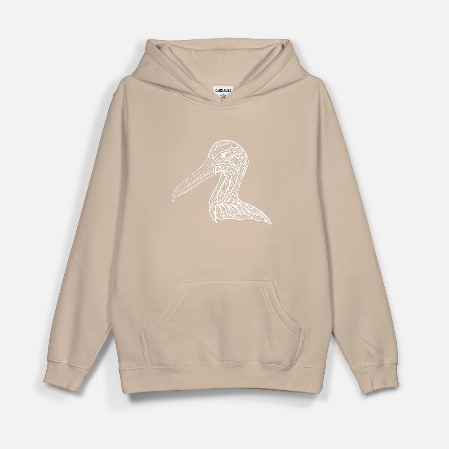 Stork  Beyaz Baskı  - Hoodie