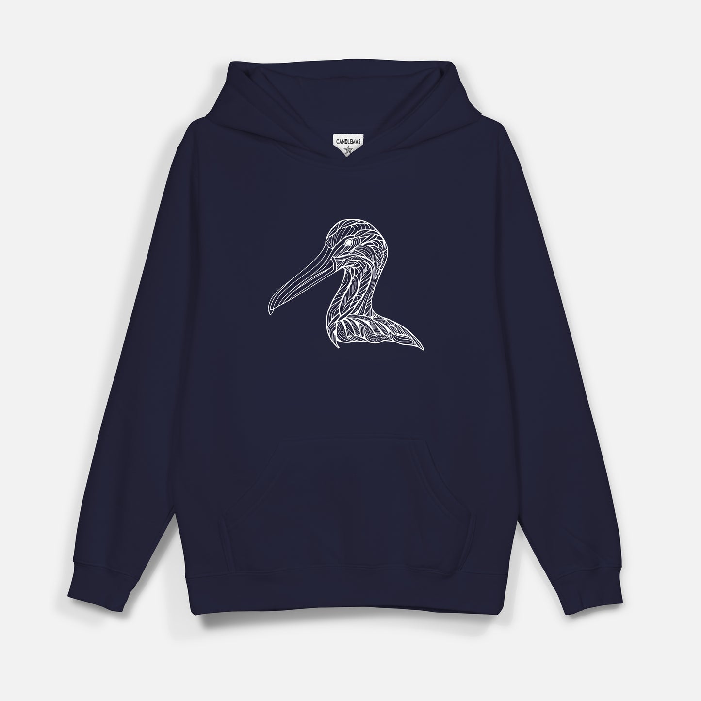 Stork  Beyaz Baskı  - Hoodie