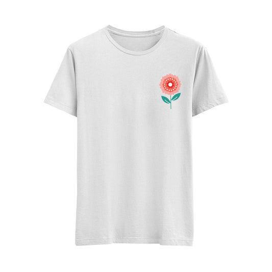 Pembe çiçek - Çocuk T-Shirt