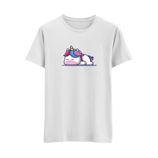 Uykucu Unicorn - Çocuk T-Shirt