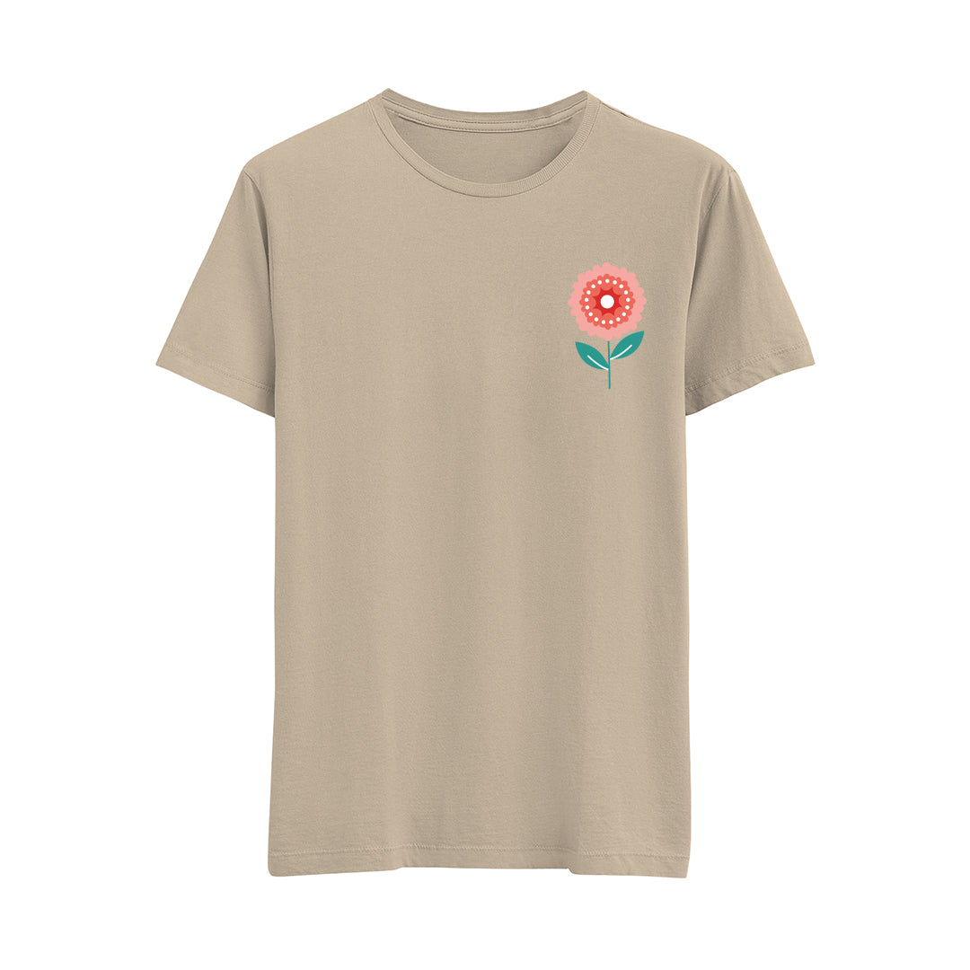 Pembe çiçek - Çocuk T-Shirt