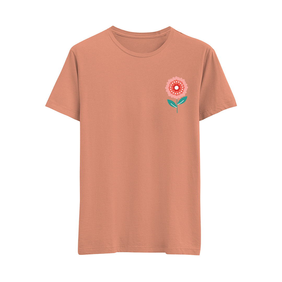 Pembe çiçek - Çocuk T-Shirt