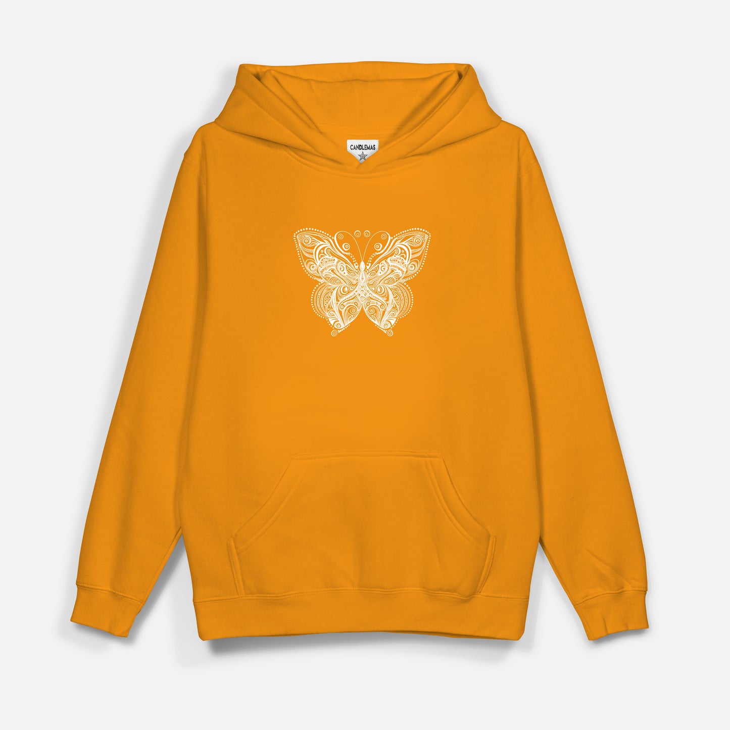 Butterfly Beyaz Baskı  - Hoodie