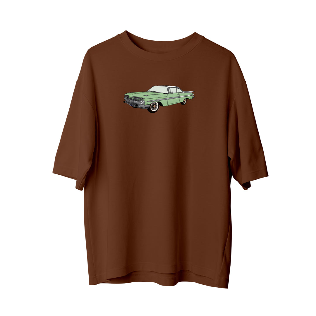 Green Car - Oversize T-Shirt