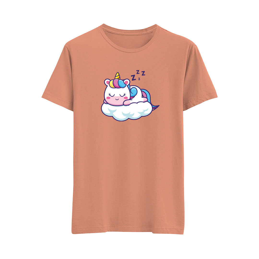 Uykucu Unicorn-2 - Çocuk T-Shirt