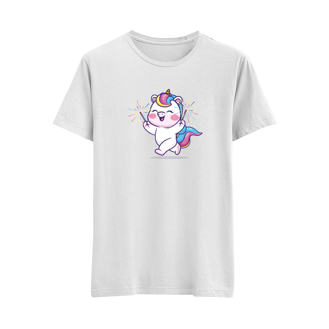 Happy Unicorn - Çocuk T-Shirt