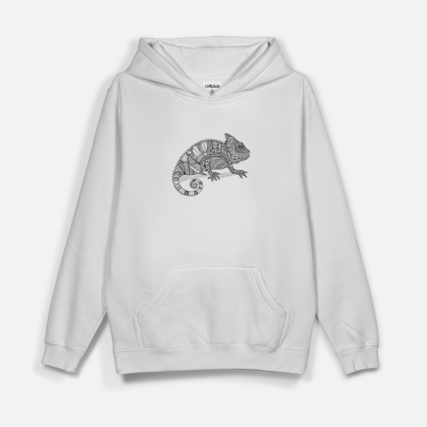 Chameleon Siyah Baskı  - Hoodie