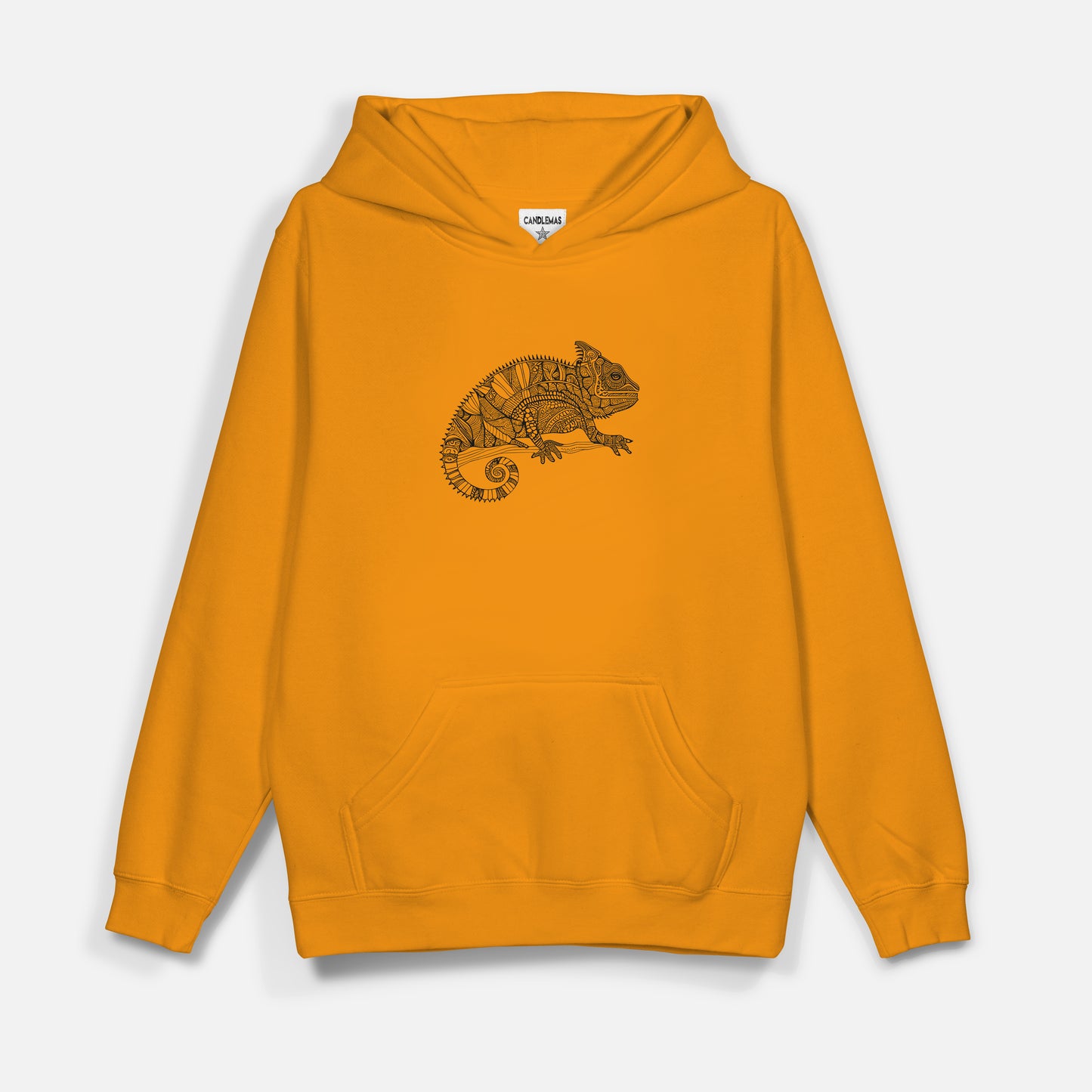 Chameleon Siyah Baskı  - Hoodie