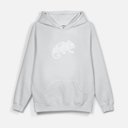 Chameleon Beyaz Baskı  - Hoodie