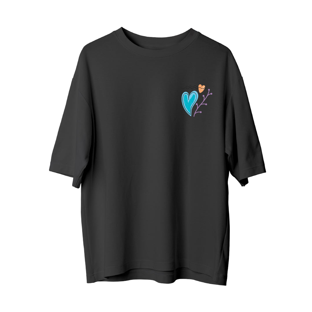 Blue Heart - Oversize T-Shirt