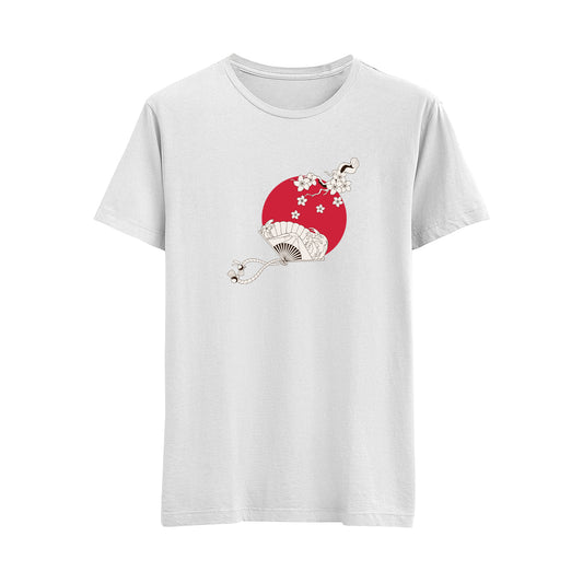 Japon Tarzı Yelpaze   - Regular T-Shirt