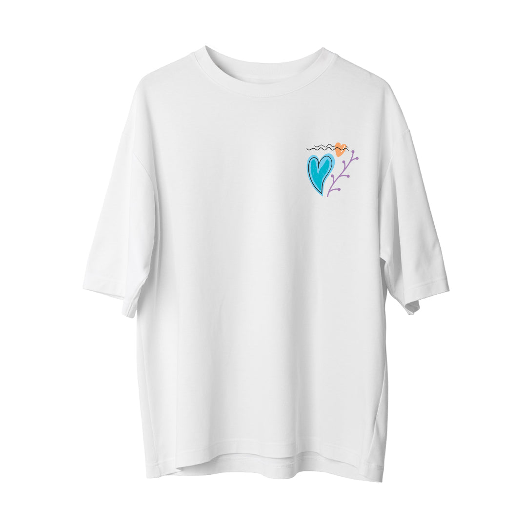 Blue Heart - Oversize T-Shirt