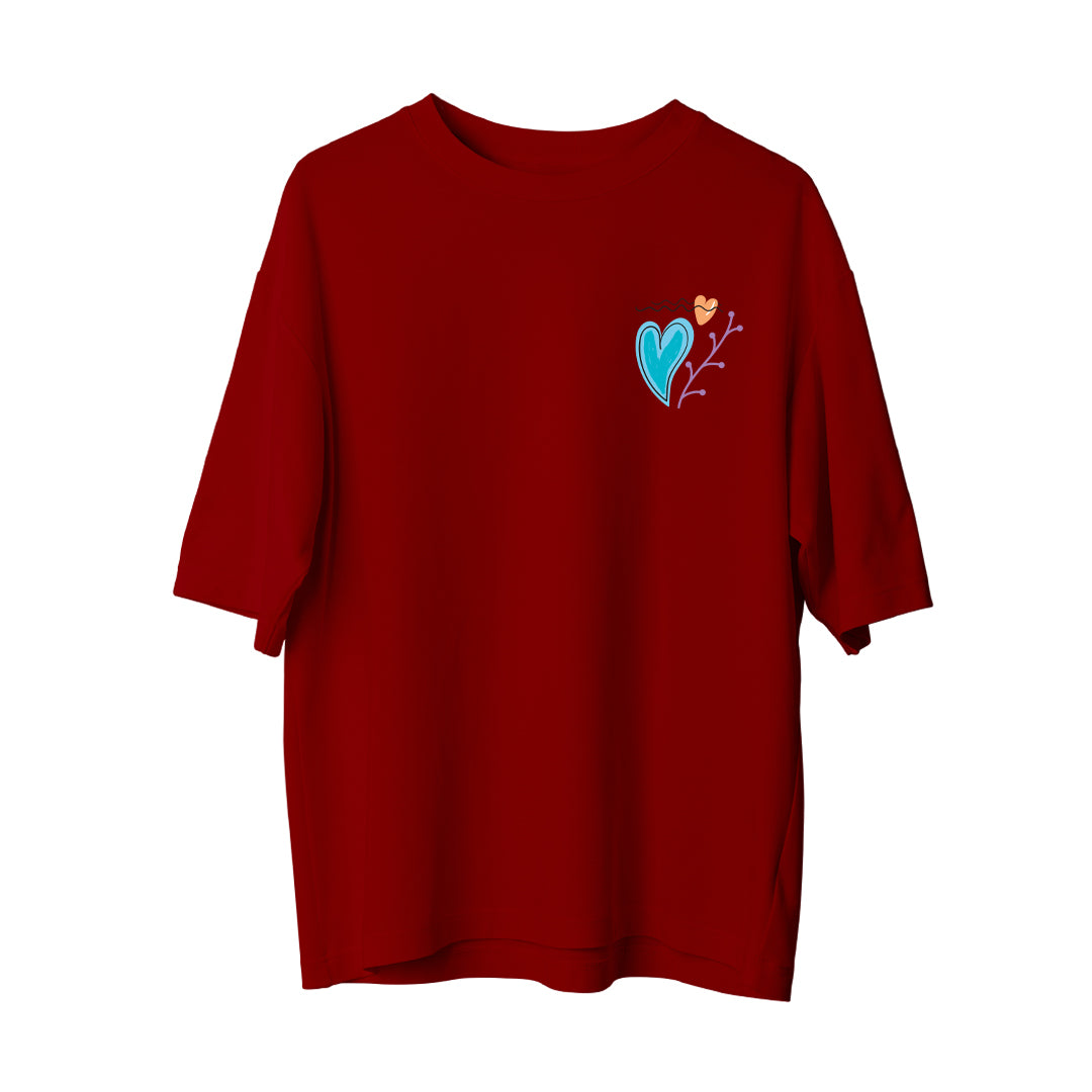 Blue Heart - Oversize T-Shirt