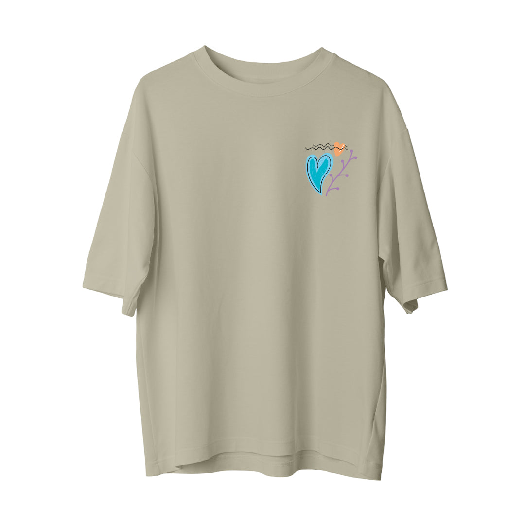 Blue Heart - Oversize T-Shirt