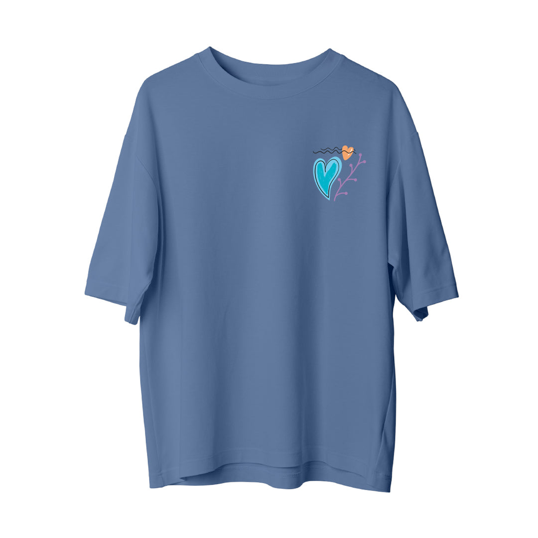 Blue Heart - Oversize T-Shirt