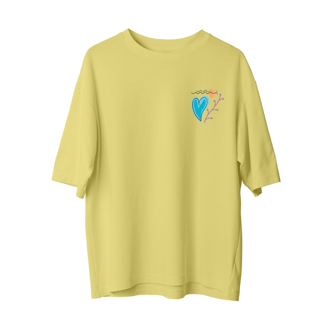 Blue Heart - Oversize T-Shirt