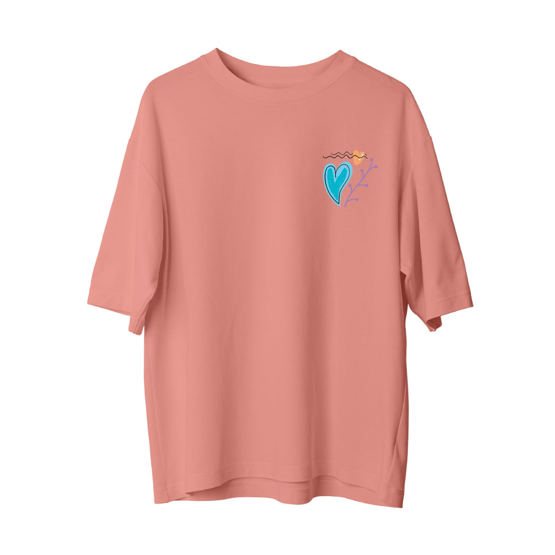 Blue Heart - Oversize T-Shirt