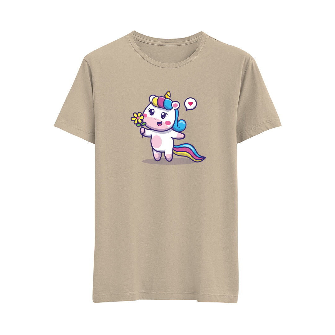 Sevimli Unicorn - Çocuk T-Shirt