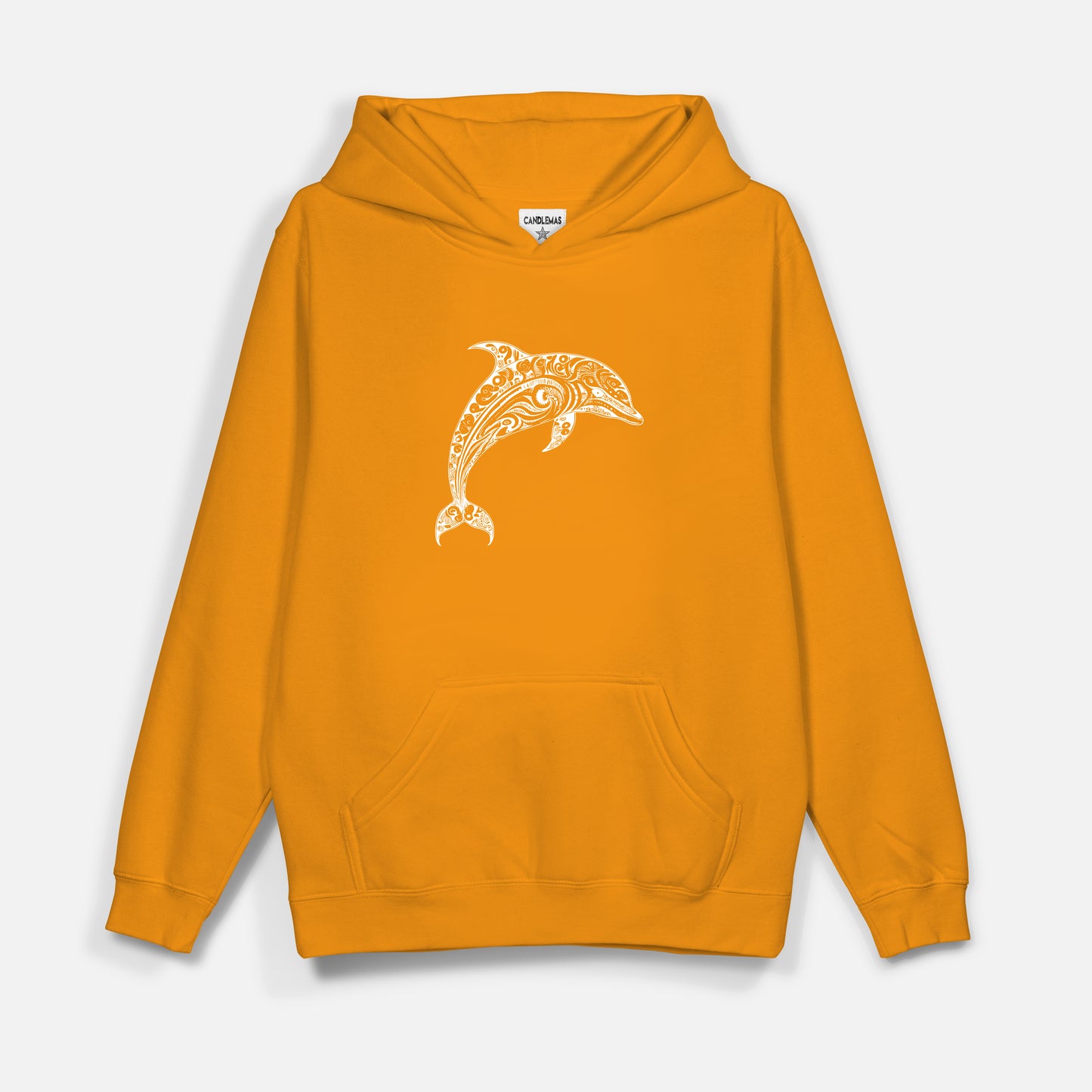 Dolphin Beyaz Baskı  - Hoodie