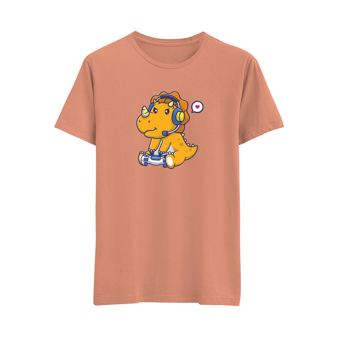 Happy Dino-2 - Çocuk T-Shirt