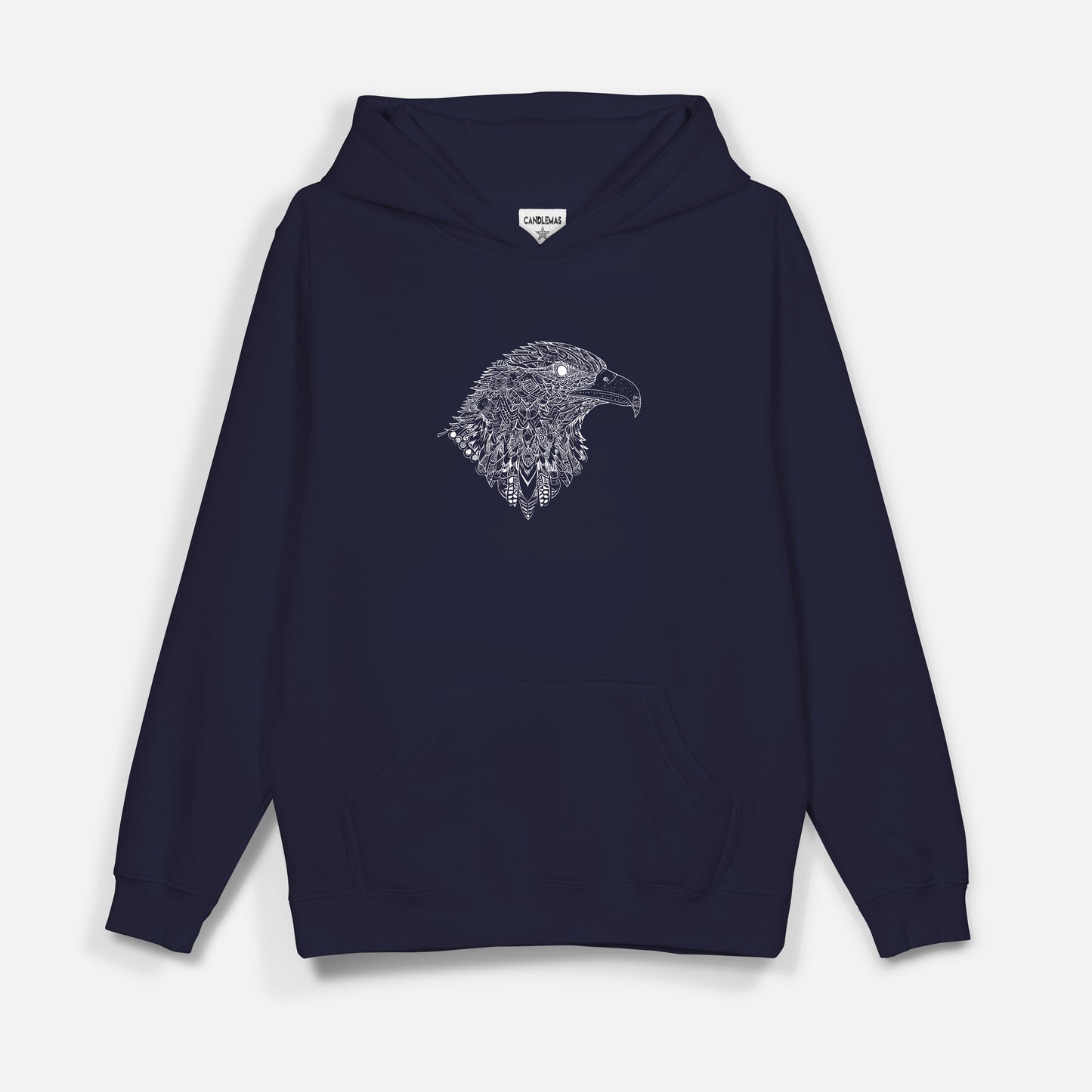 Eagle Beyaz Baskı  - Hoodie