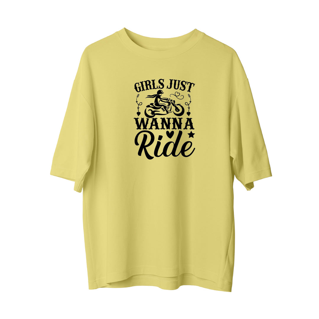 Girls Ride - Oversize T-Shirt