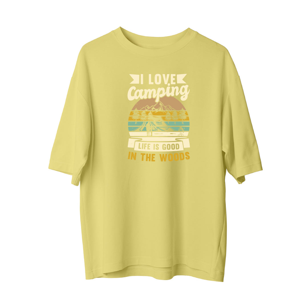 I love Camping - Oversize T-Shirt