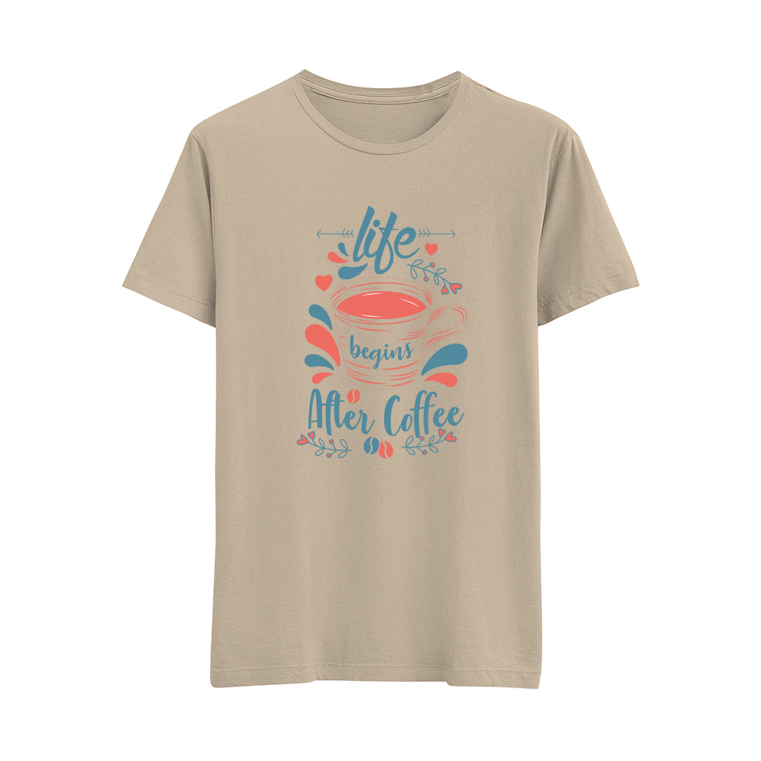 Life Begins After Coffee - Regular T-Shirt