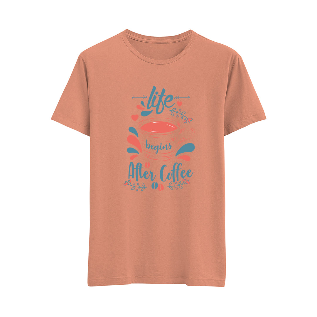 Life Begins After Coffee - Regular T-Shirt