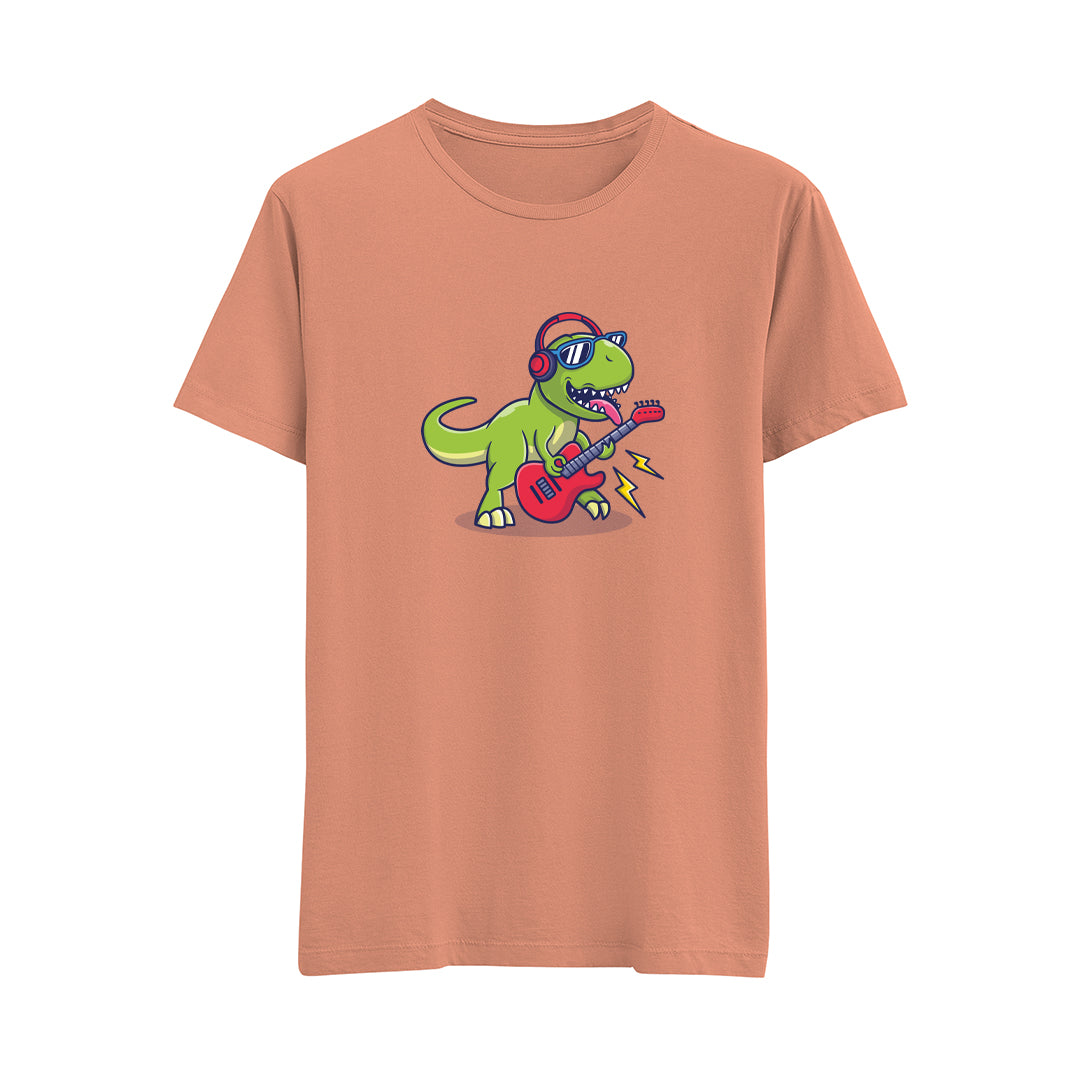 Happy Dino-3 - Çocuk T-Shirt