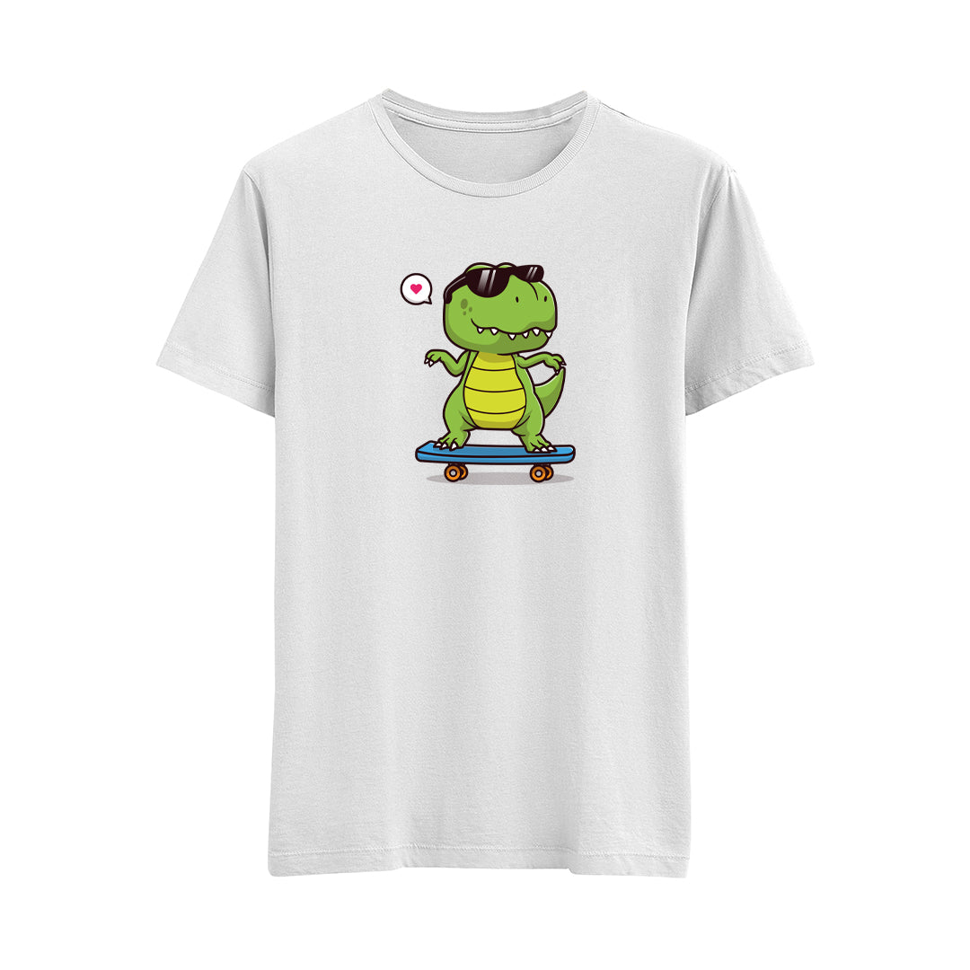 Happy Dino-4 - Çocuk T-Shirt