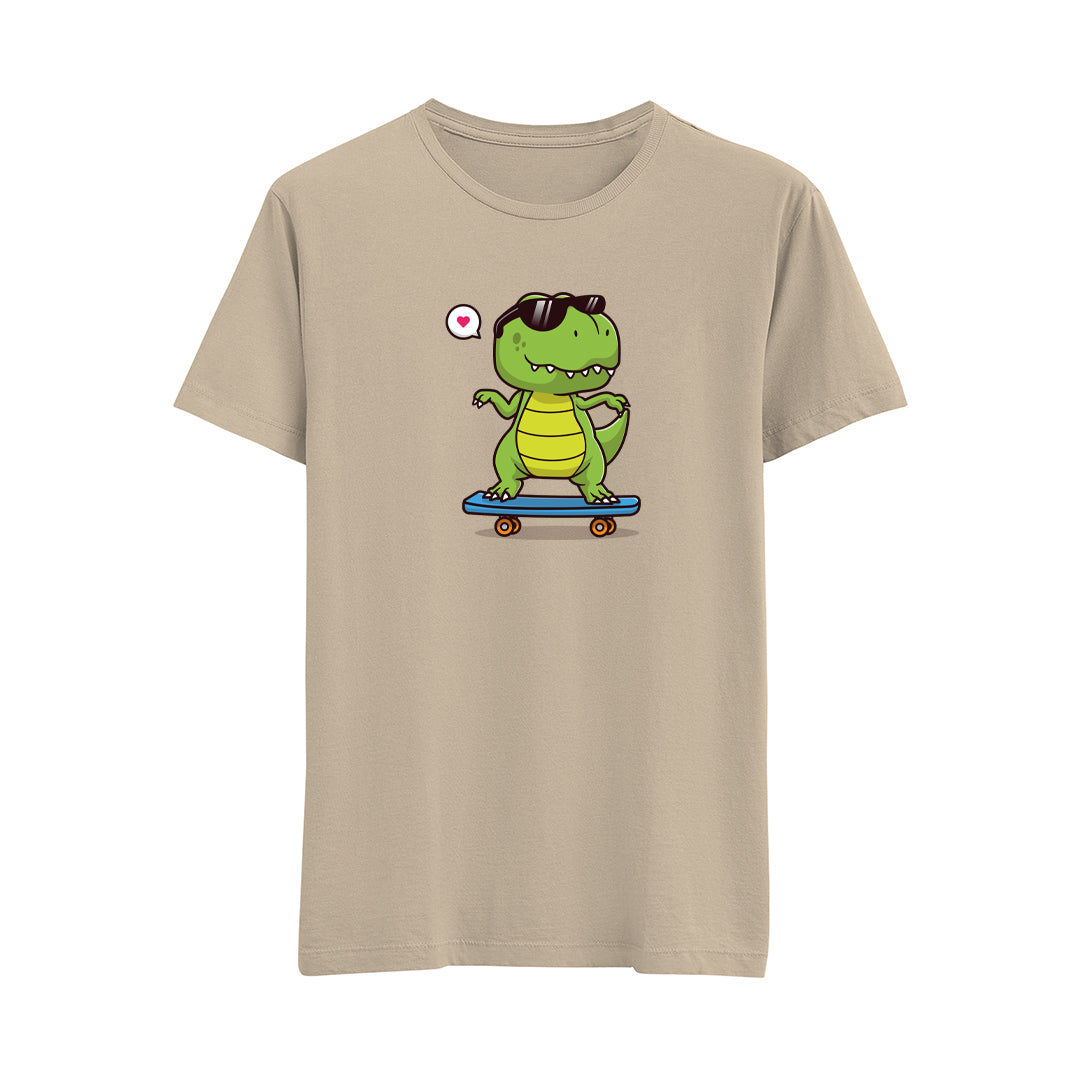 Happy Dino-4 - Çocuk T-Shirt