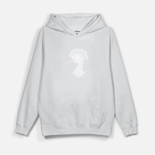 Ostrich Beyaz Baskı  - Hoodie