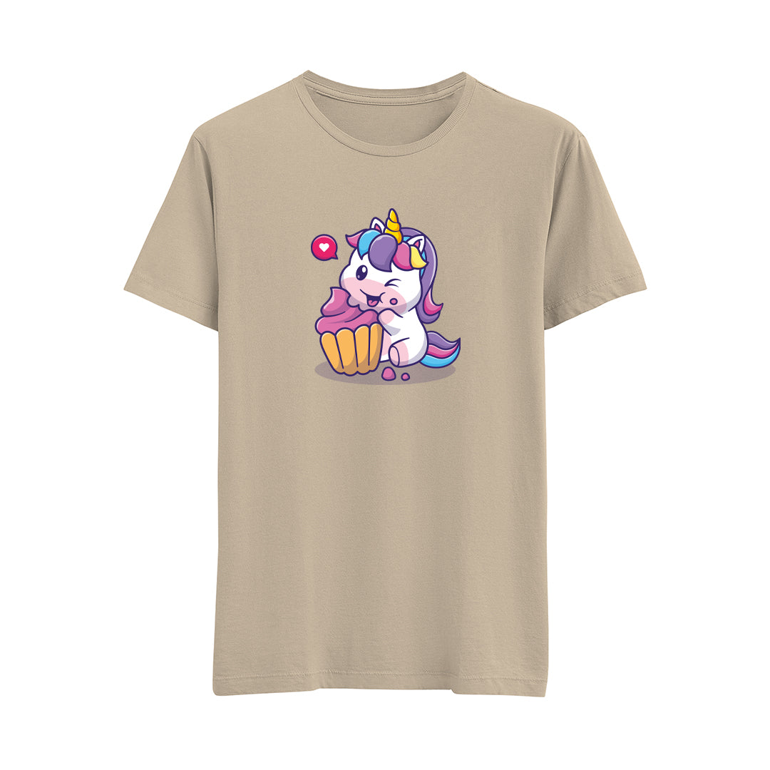 Happy Unicorn-3 - Çocuk T-Shirt