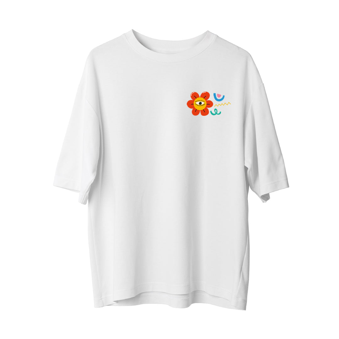 Red Flower - Oversize T-Shirt