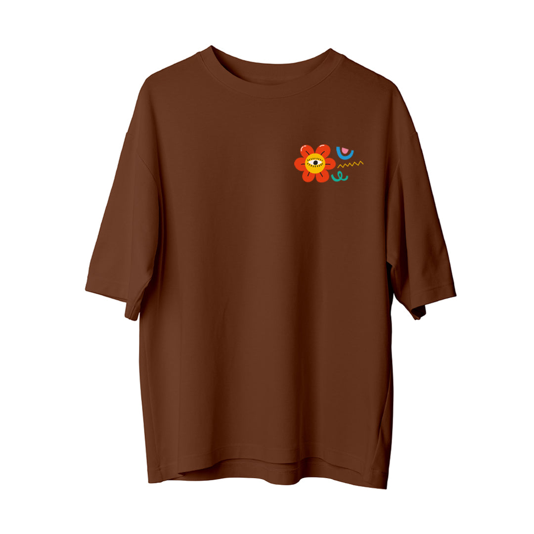 Red Flower - Oversize T-Shirt