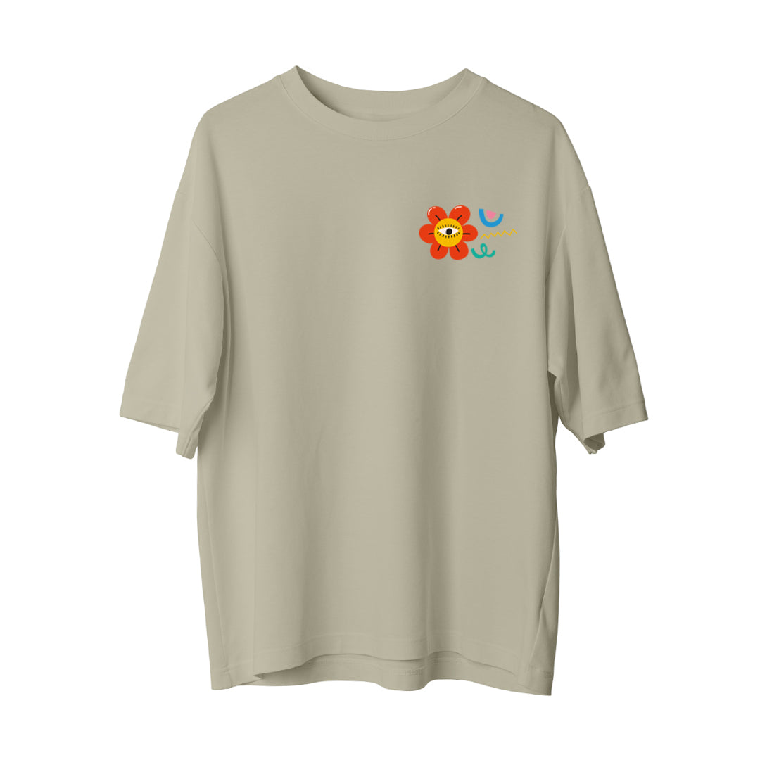 Red Flower - Oversize T-Shirt