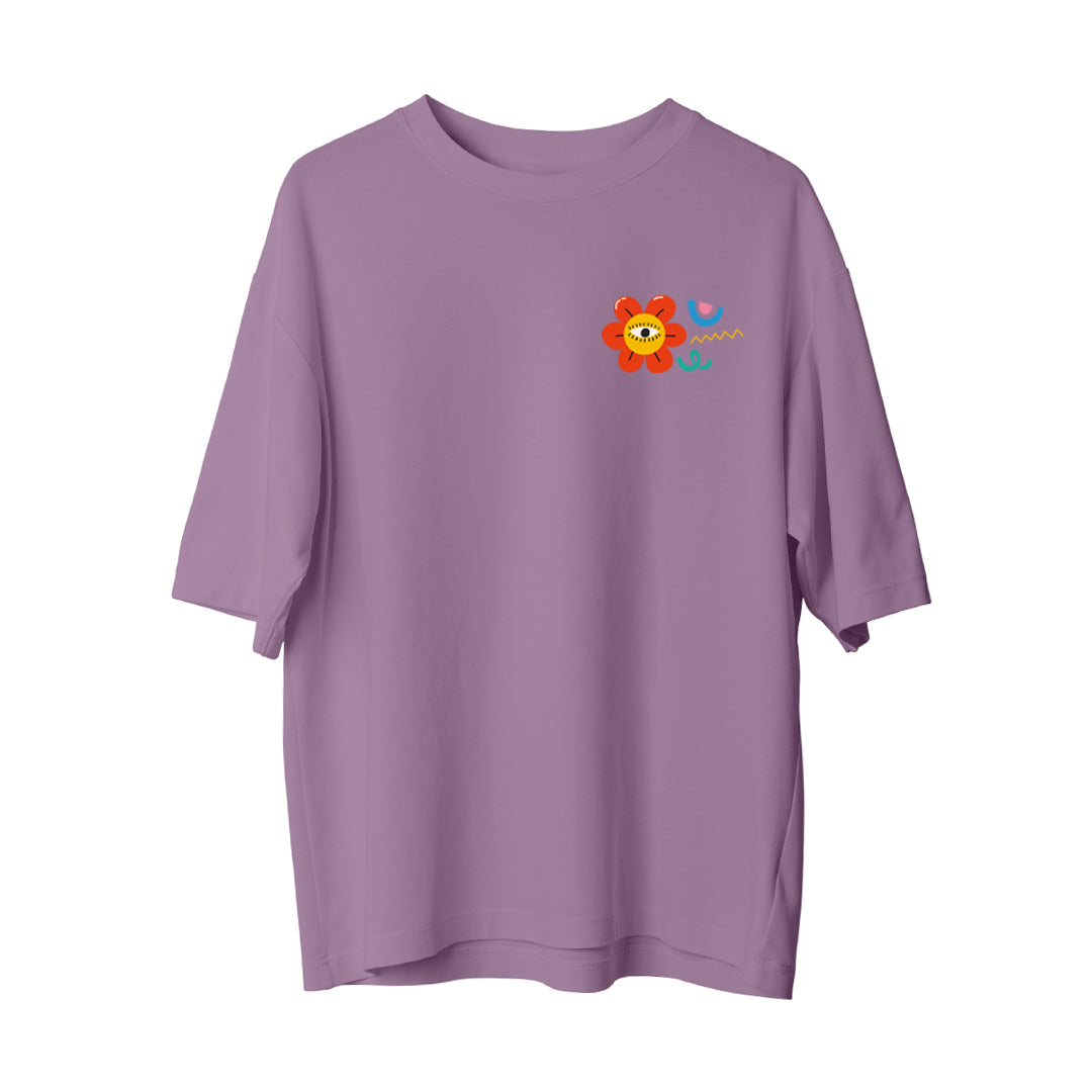 Red Flower - Oversize T-Shirt