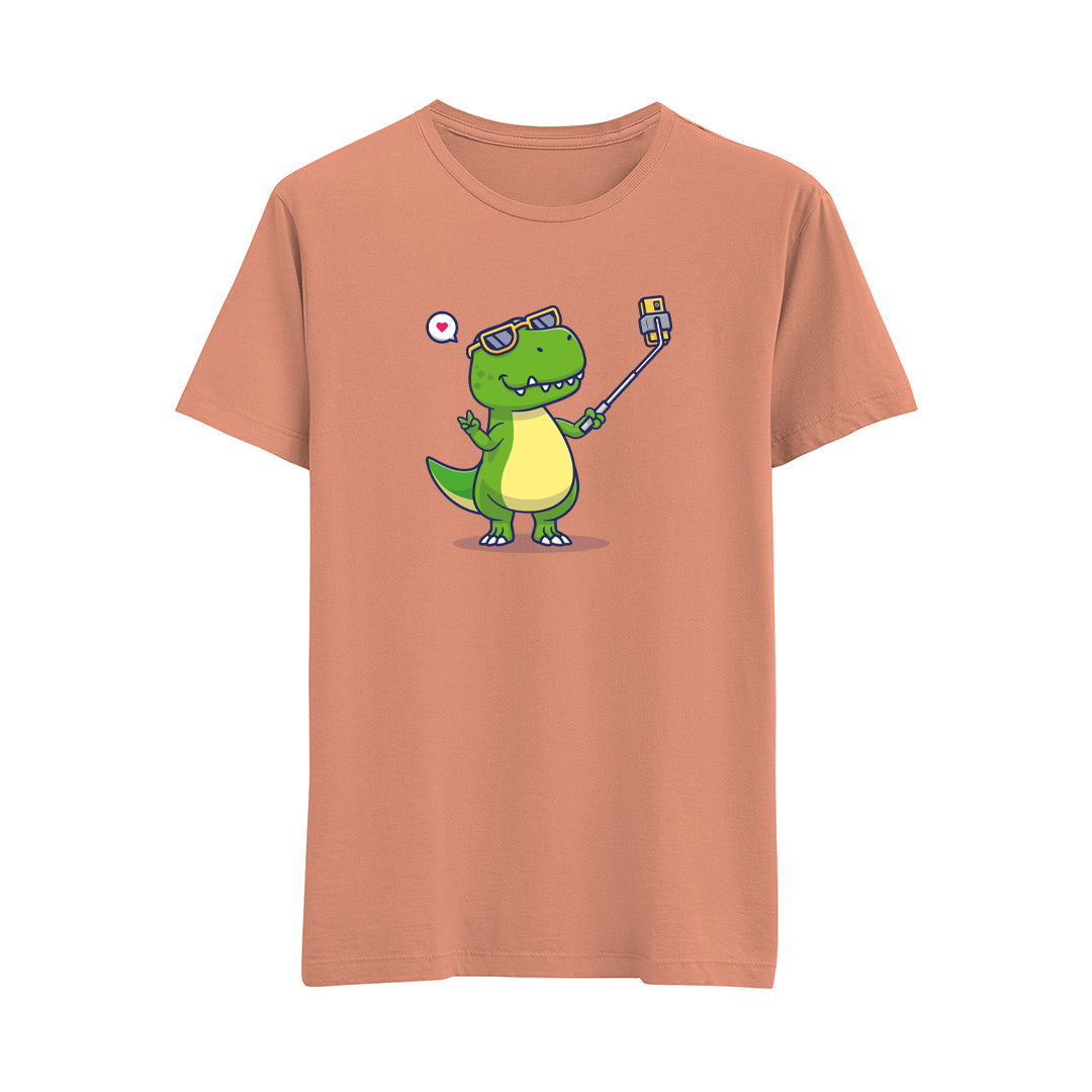 Happy Dino-6 - Çocuk T-Shirt