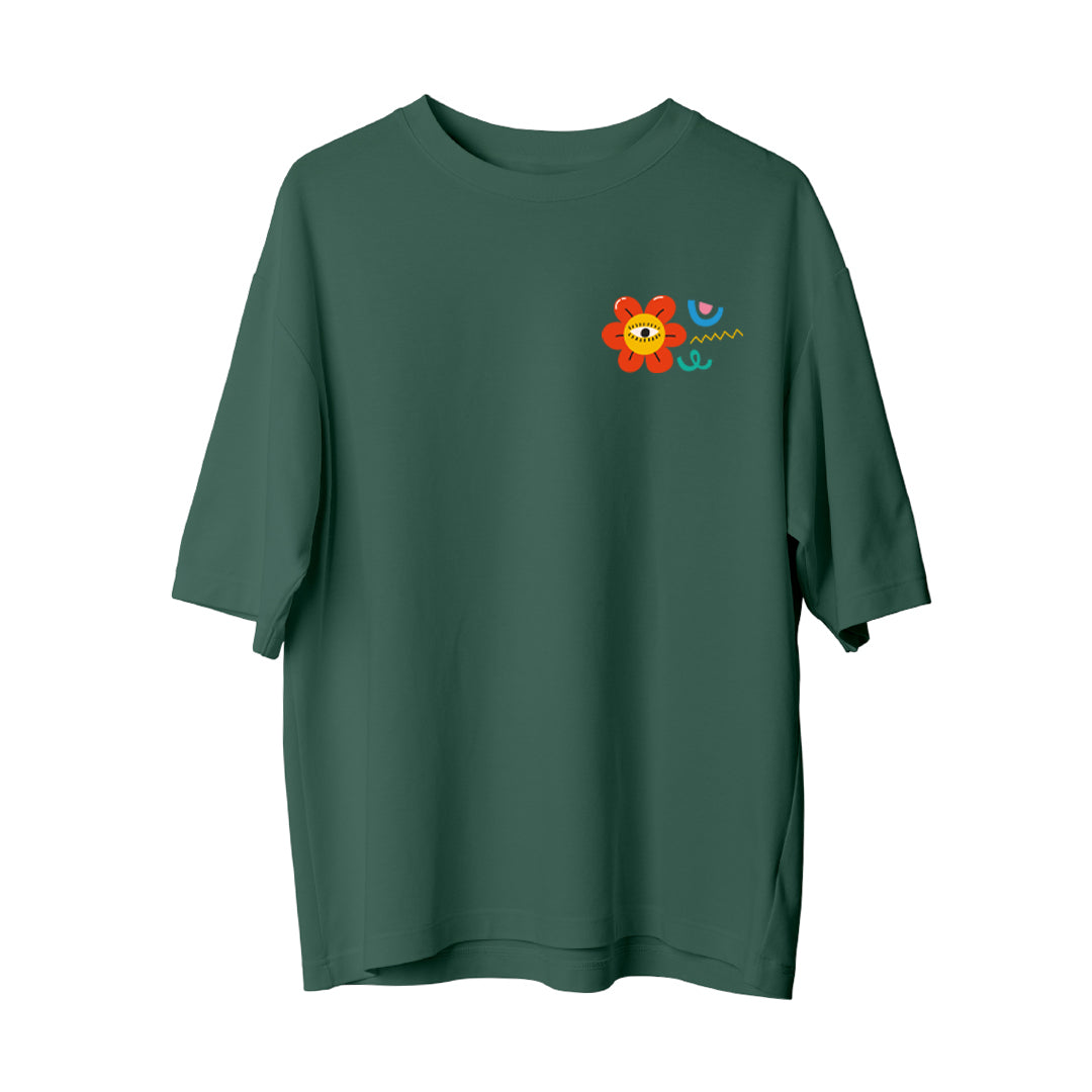 Red Flower - Oversize T-Shirt