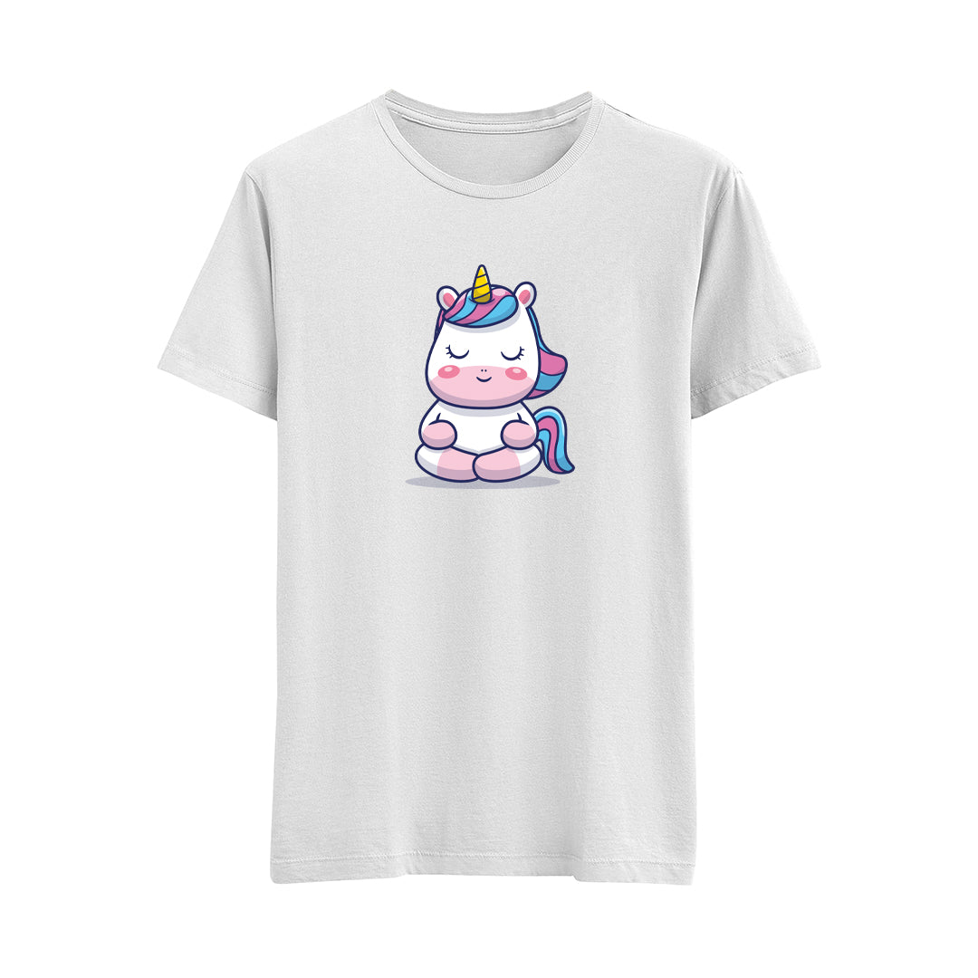 Happy Unicorn-3 - Çocuk T-Shirt