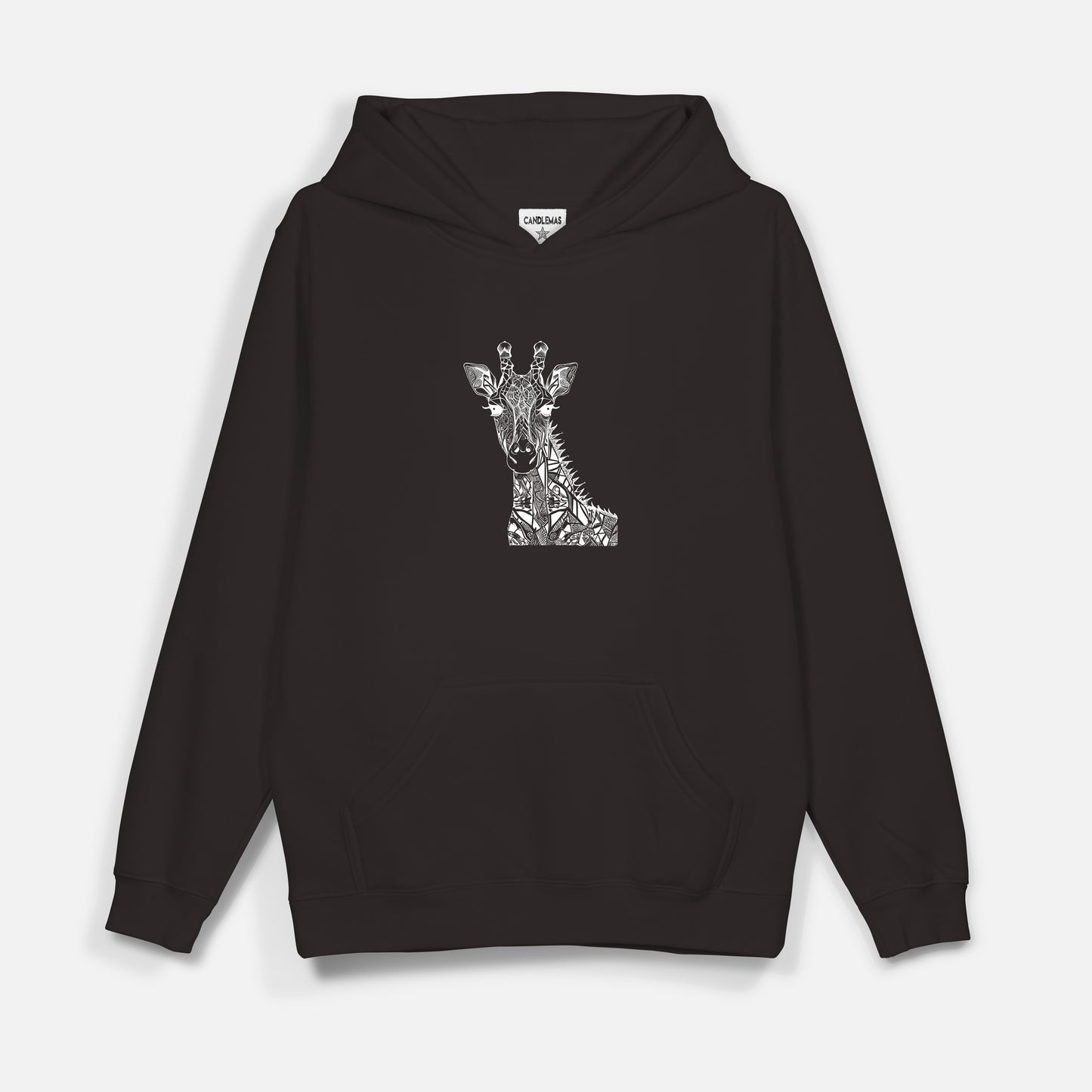 Giraffe Beyaz Baskı  - Hoodie