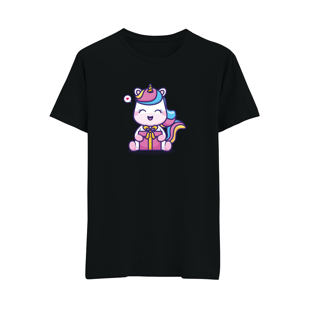 Happy Unicorn-4 - Çocuk T-Shirt