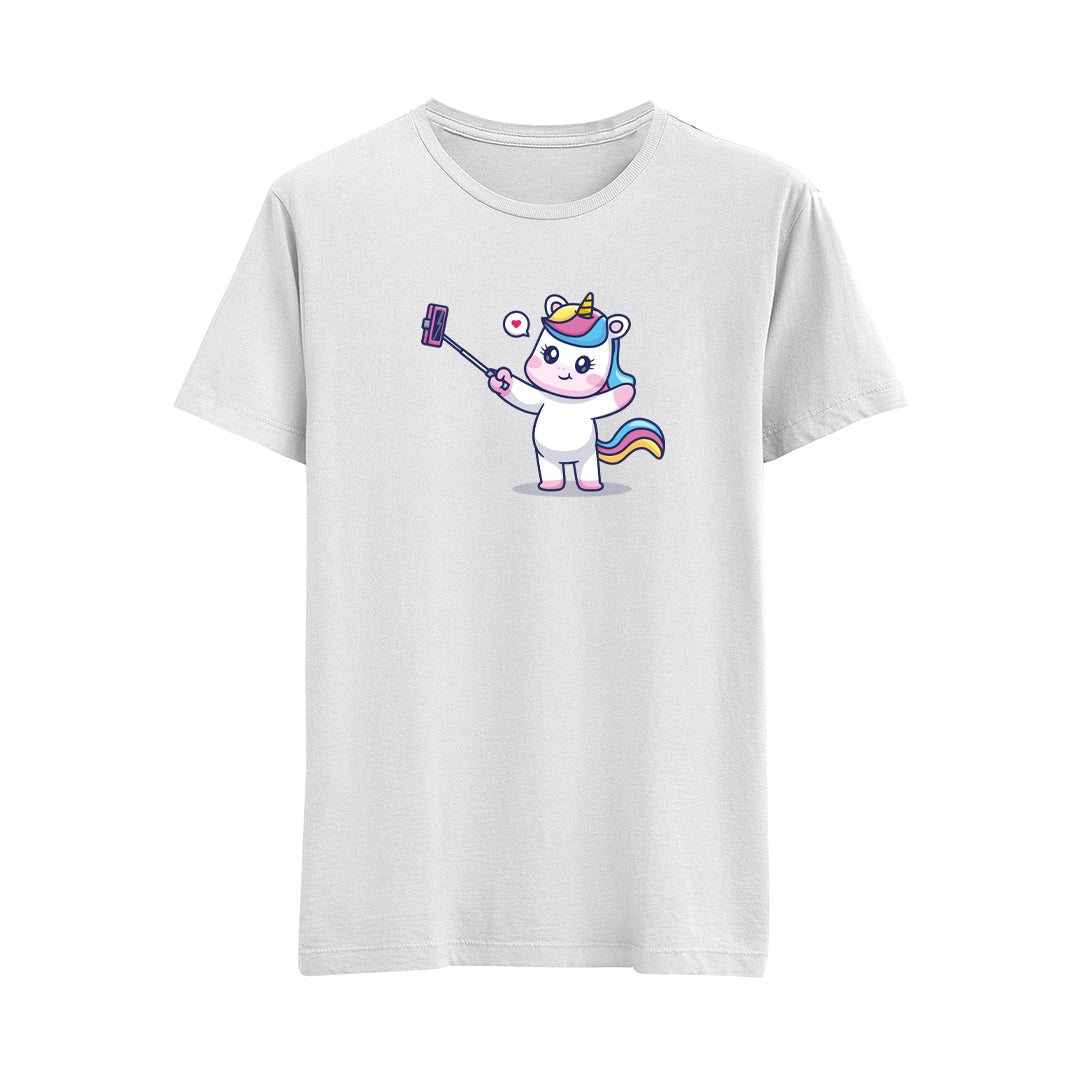 Sevimli Unicorn-3 - Çocuk T-Shirt