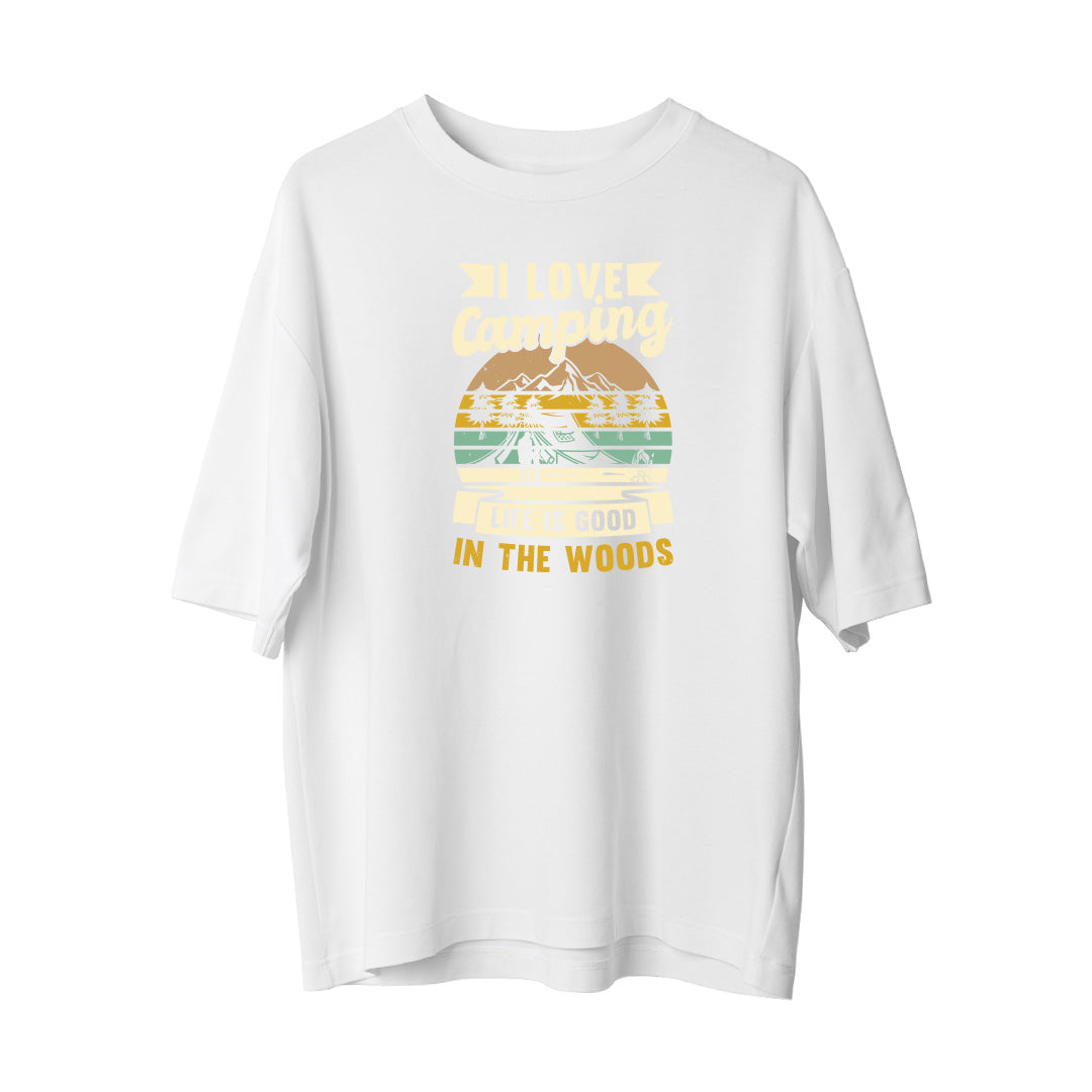 I love Camping - Oversize T-Shirt