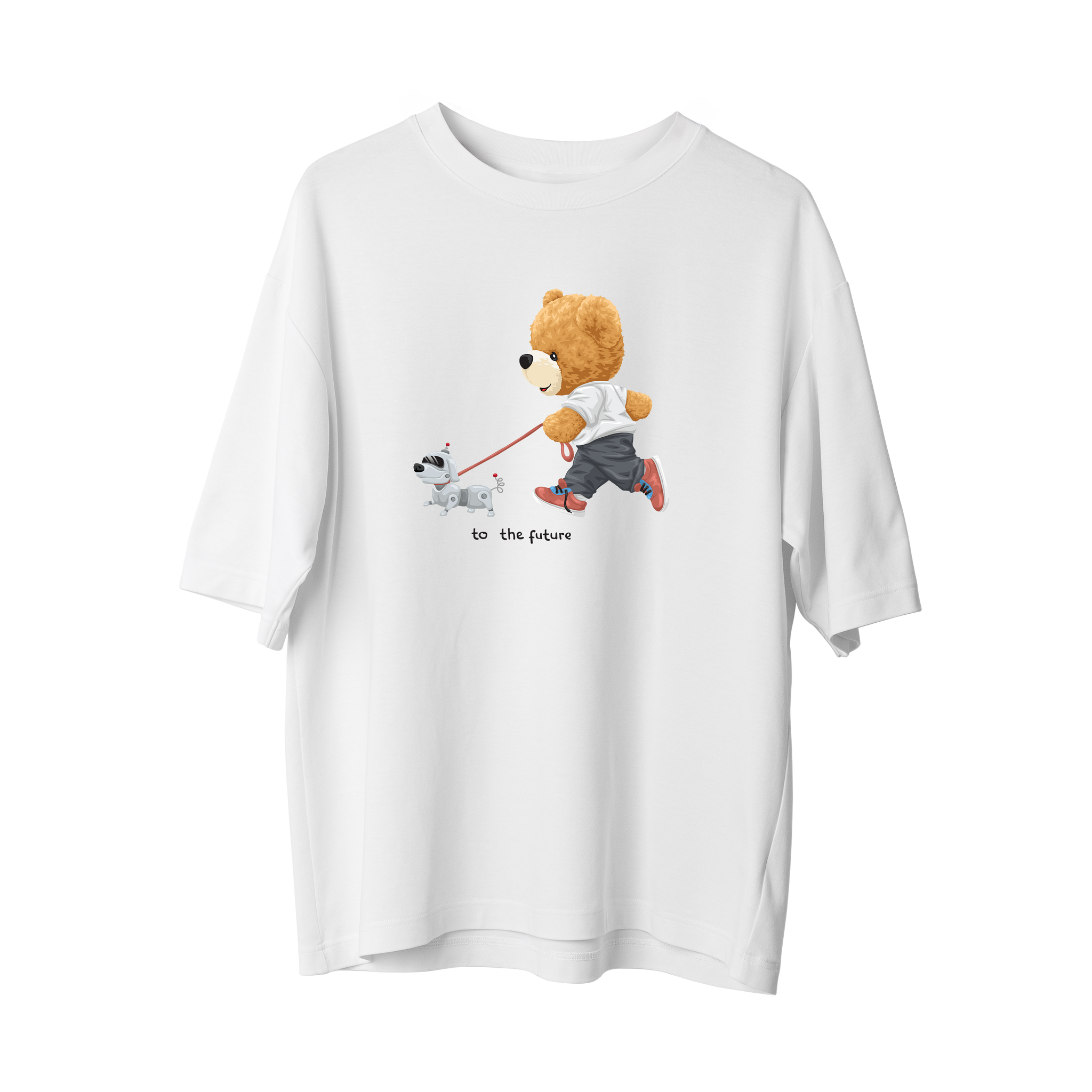 Bear To The Future-  Oversize T-Shirt