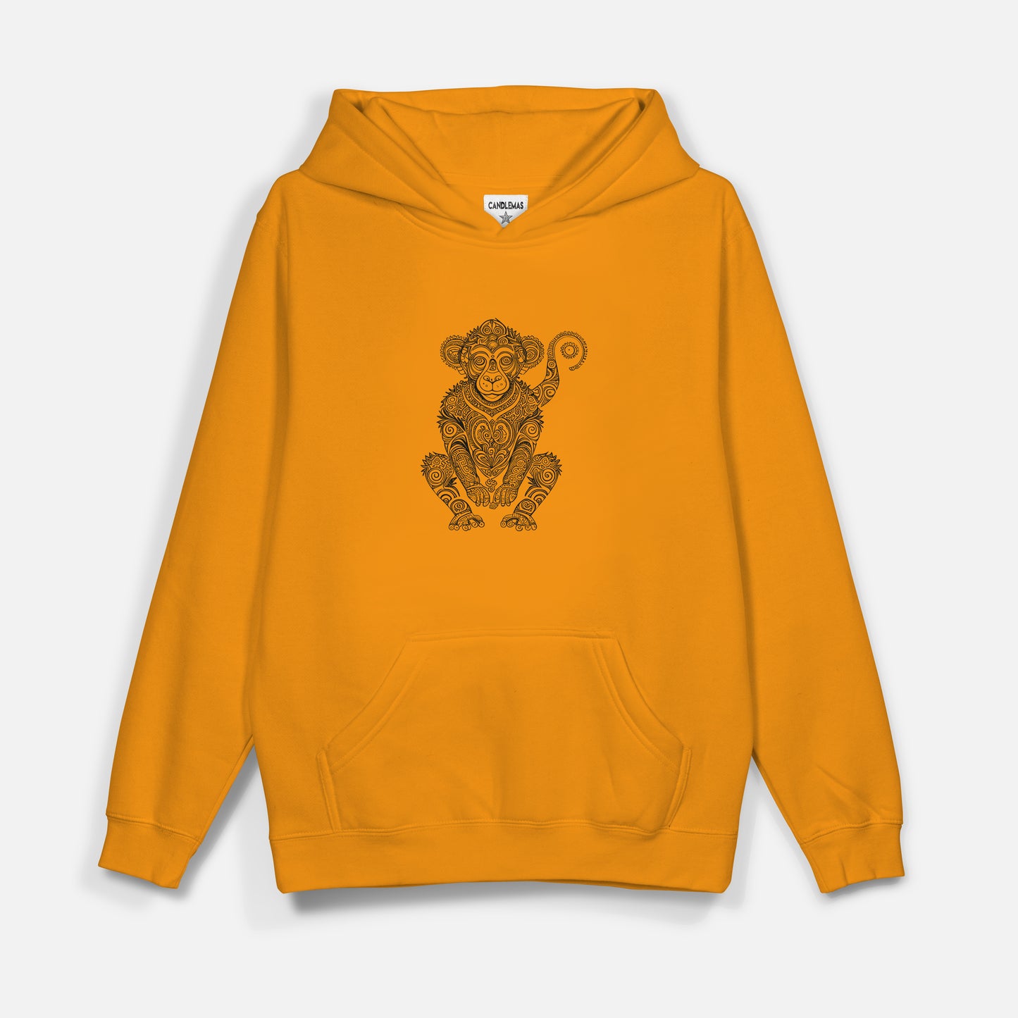 Monkey Siyah Baskı  - Hoodie