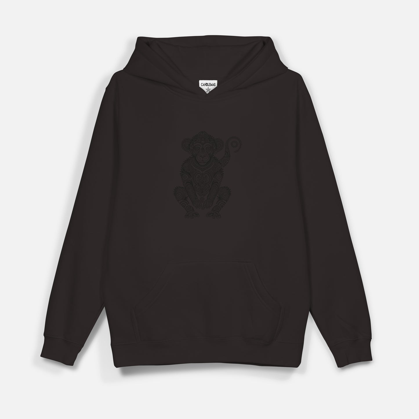 Monkey Siyah Baskı  - Hoodie