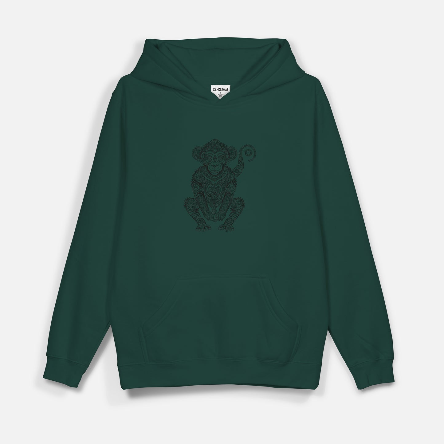 Monkey Siyah Baskı  - Hoodie